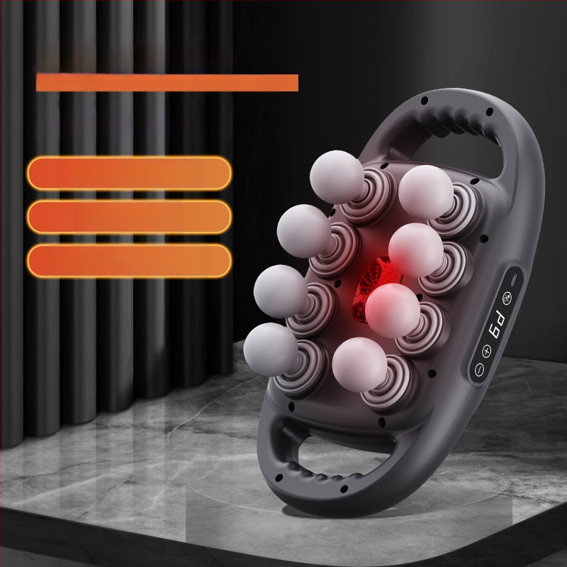 Daugiagalvis fascia masažuoklis su šepetėliu varikliu, 6+ galvų, 5+ pavarų, įmontuota baterija 2000–4000 mAh, triukšmas mažesnis nei 36 dB