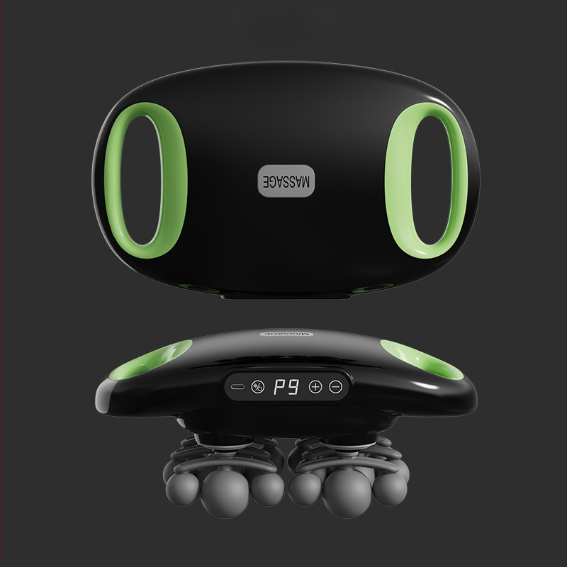 Daugiagalvis fascia masažuoklis su šepetėliu varikliu, 6+ galvų, 5+ pavarų, įmontuota baterija 2000–4000 mAh, triukšmas mažesnis nei 36 dB