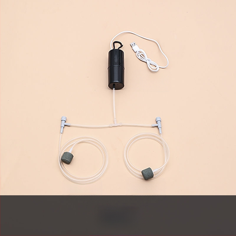 Žuvų akvariumo deguonies siurblys - tylus, nešiojamas, namų ir lauko naudojimui