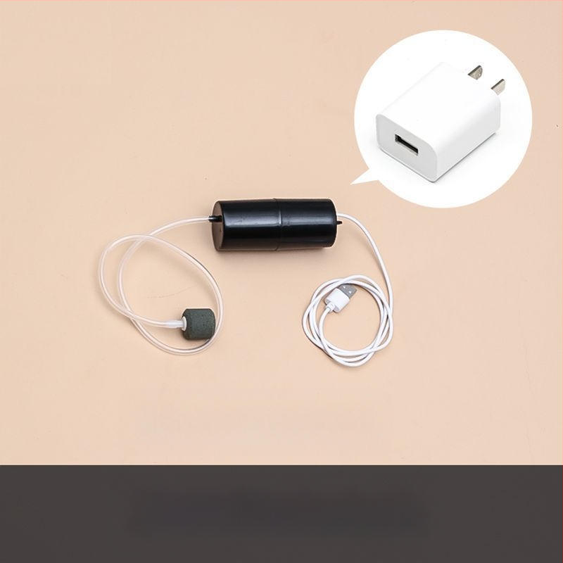 Žuvų akvariumo deguonies siurblys - tylus, nešiojamas, namų ir lauko naudojimui