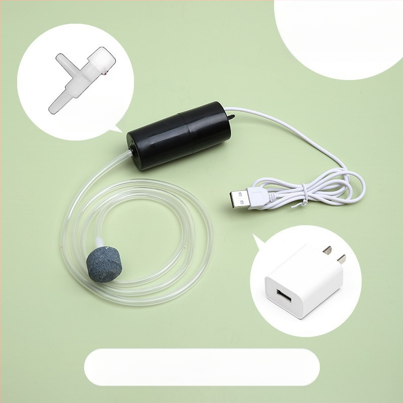 Žuvų akvariumo deguonies siurblys - tylus, nešiojamas, namų ir lauko naudojimui