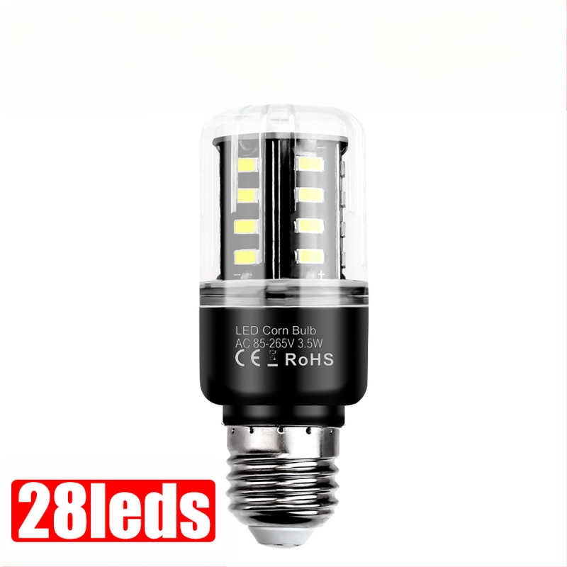 LED λαμπτήρας καλαμποκιού, μοντέλο 5736 LED κόμβοι, 189 LEDs, είσοδος 85–265V, δέσμη 360°, IP20