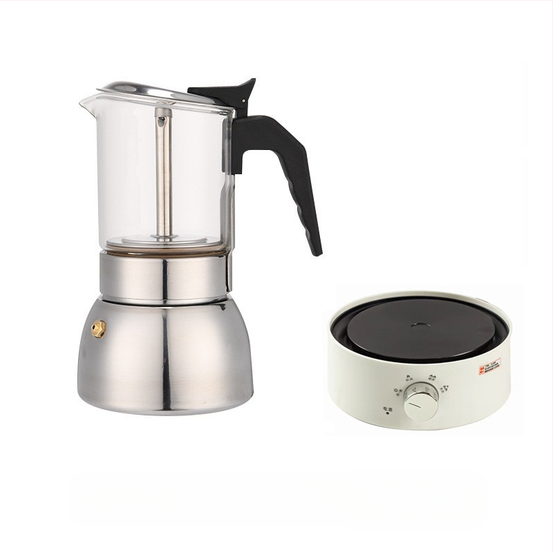 Италиански мока пот с двойна клапа • PP материал • Функция: Други • Без персонализация • Без лого