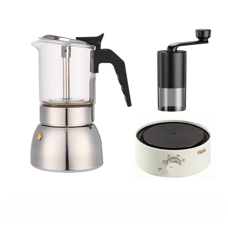 Италиански мока пот с двойна клапа • PP материал • Функция: Други • Без персонализация • Без лого