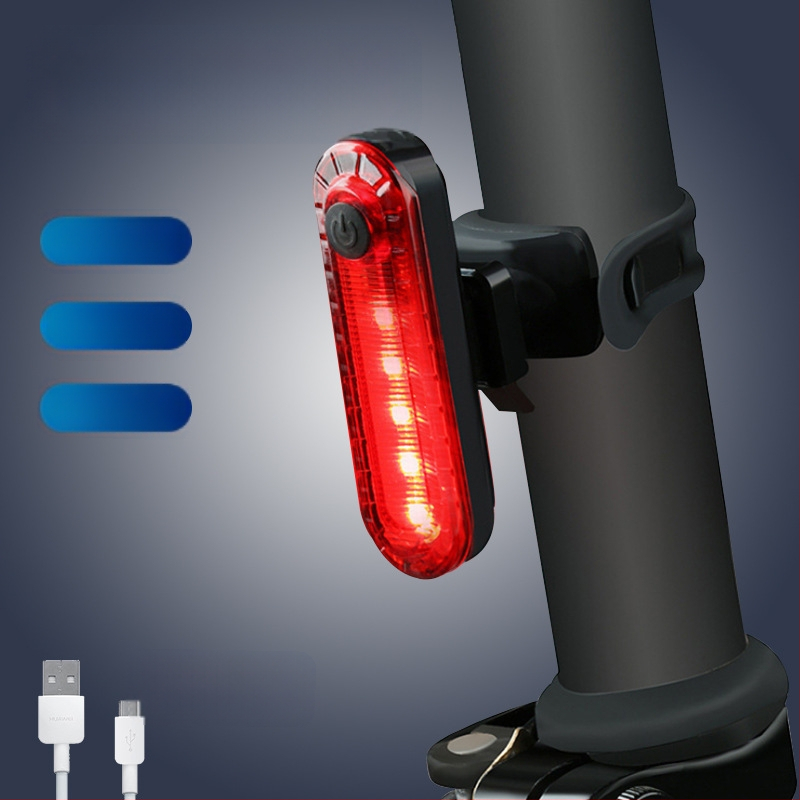 056 Dviračio gale šviesa – įkraunama, skirta kelių ir kalnų dviračiams, dėžutėje, super ryški