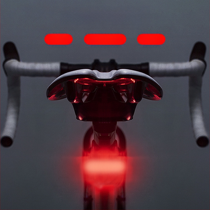 056 Dviračio gale šviesa – įkraunama, skirta kelių ir kalnų dviračiams, dėžutėje, super ryški