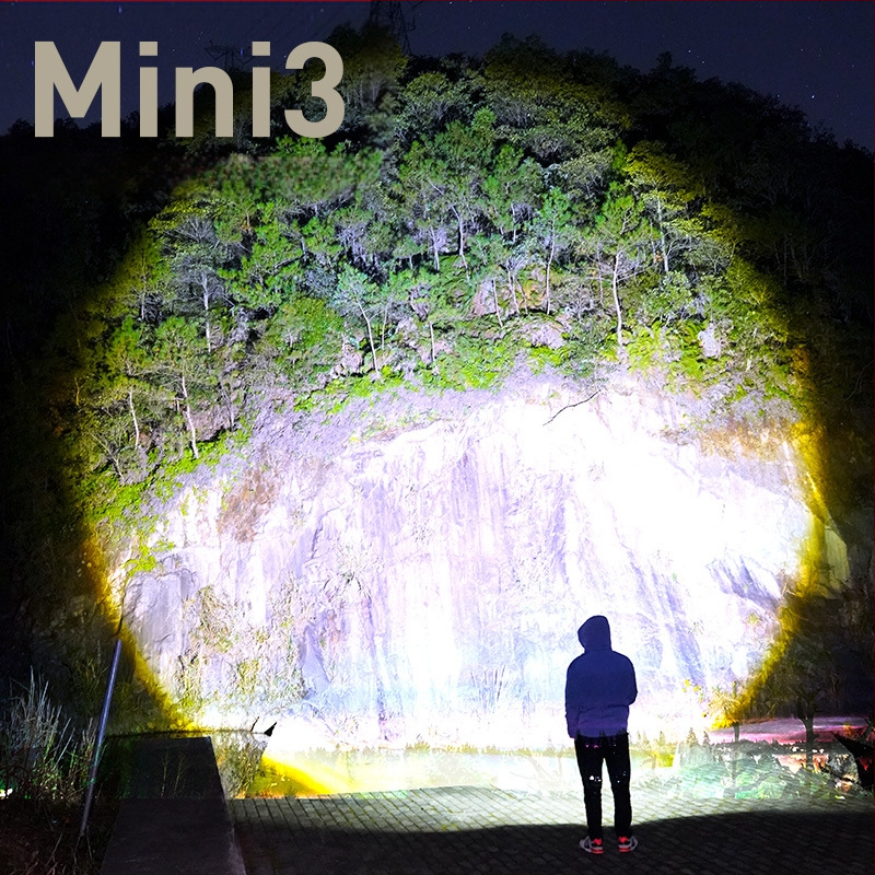 MINI3-PRO къмпинг лампа за открито, тактическа, нажежаема лампа, презареждаема батерия 18650