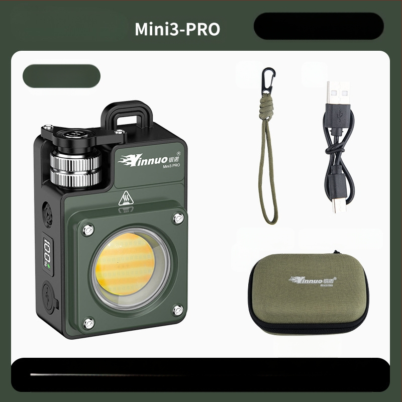 MINI3-PRO къмпинг лампа за открито, тактическа, нажежаема лампа, презареждаема батерия 18650