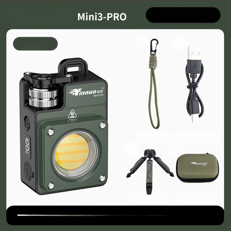 MINI3-PRO къмпинг лампа за открито, тактическа, нажежаема лампа, презареждаема батерия 18650