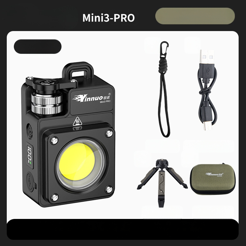 MINI3-PRO къмпинг лампа за открито, тактическа, нажежаема лампа, презареждаема батерия 18650