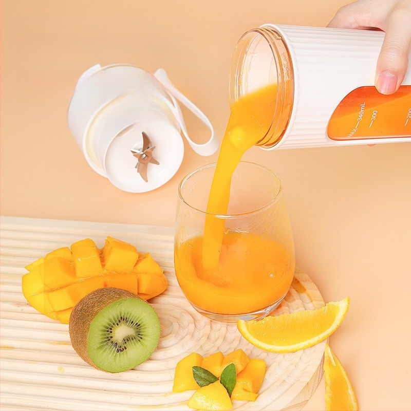 Nešiojamas įkraunamas sulčių spaudimo prietaisas su skaitmeniniu ekranu, 18000 rpm, 50 W, talpa 400 ml