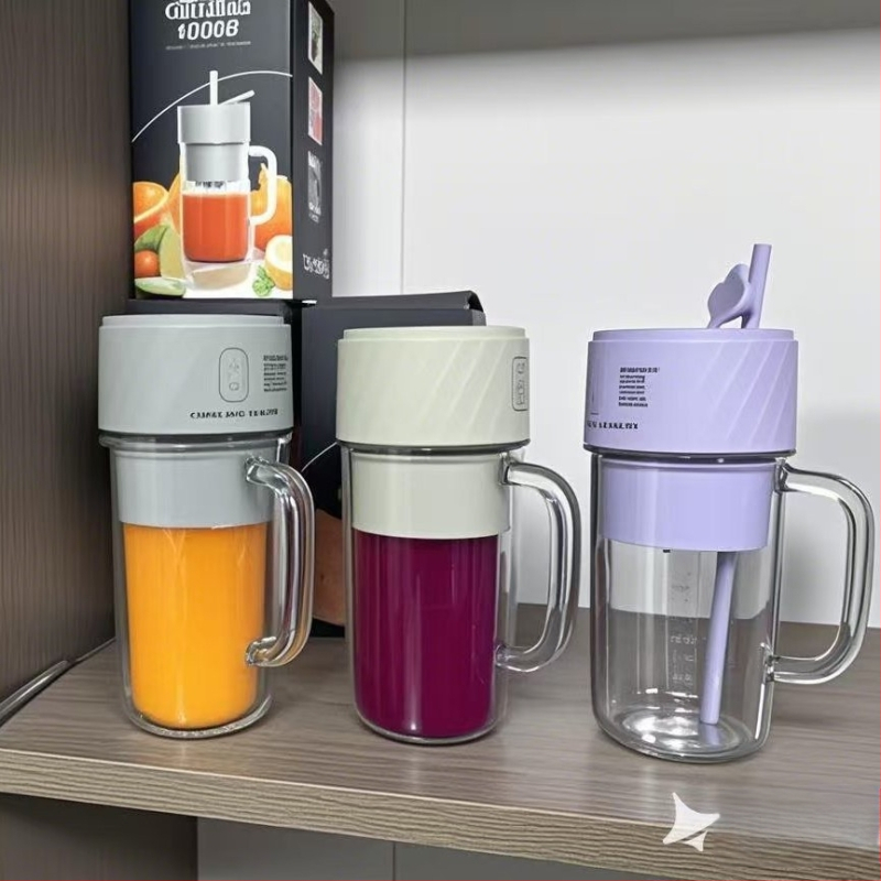 Nešiojamas įkraunamas sulčių spaudimo prietaisas su skaitmeniniu ekranu, 18000 rpm, 50 W, talpa 400 ml