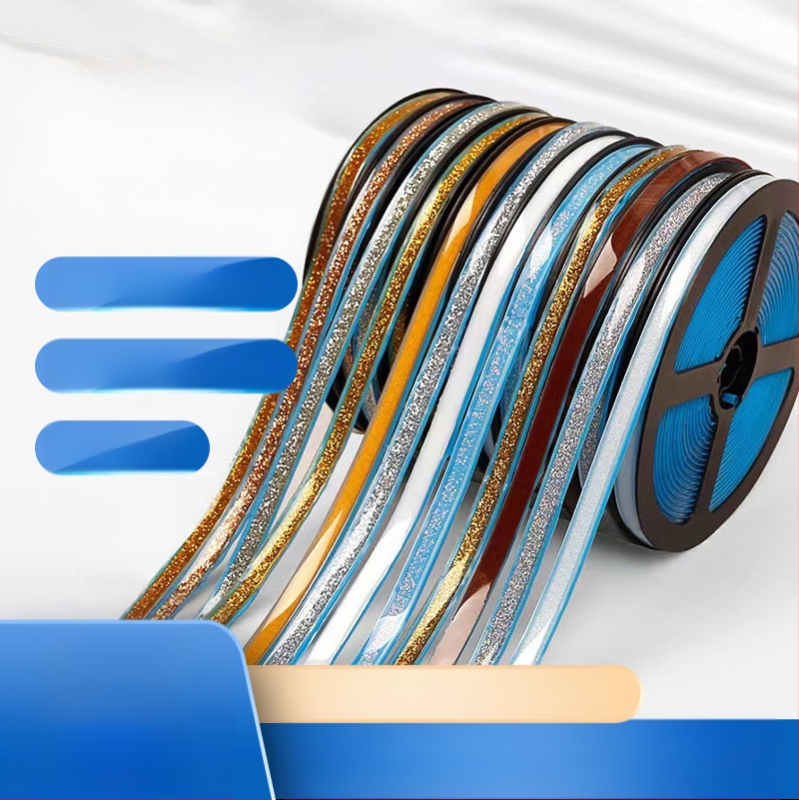 PVC самозалепваща стенна декорация за кухня и баня – мухълоустойчиво и водоустойчиво уплътнение за фуги, декоративна линия