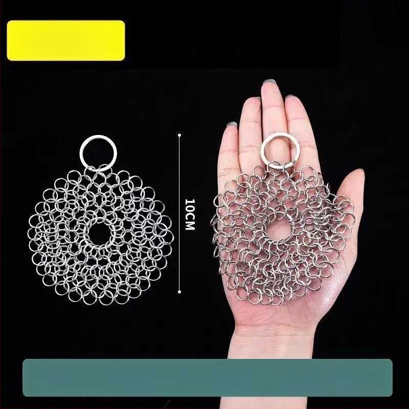 Μεταλλική βούρτσα καθαρισμού με σύρμα για κατσαρόλες, ανθεκτική σε υψηλές θερμοκρασίες, κατάλληλη για κουζίνα