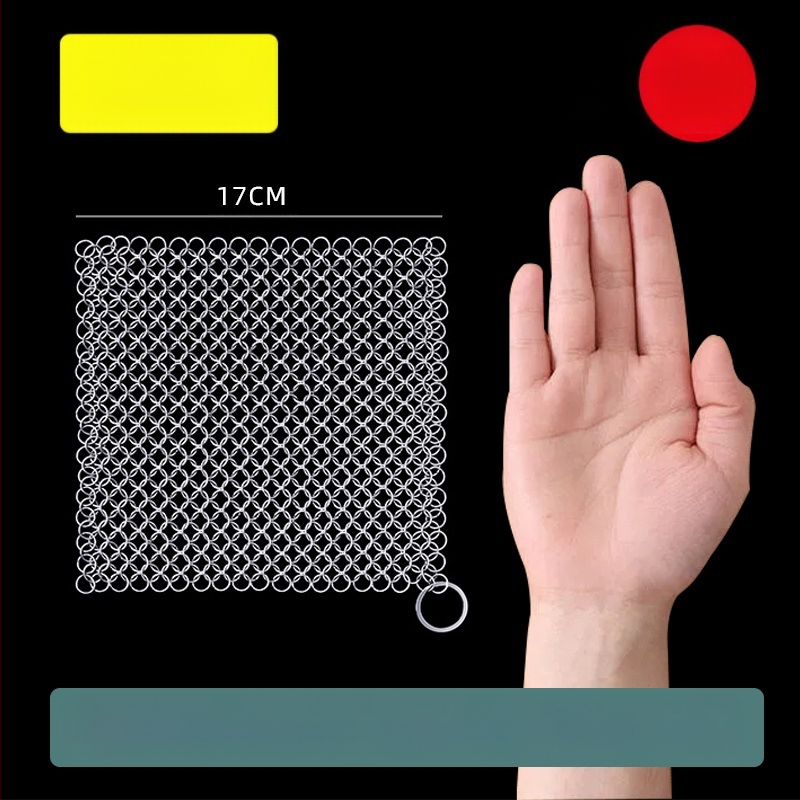 Μεταλλική βούρτσα καθαρισμού με σύρμα για κατσαρόλες, ανθεκτική σε υψηλές θερμοκρασίες, κατάλληλη για κουζίνα