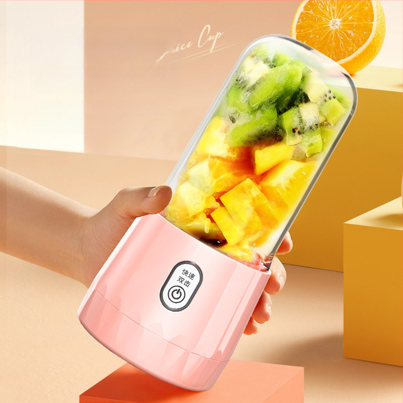 Nešiojamas sulčių spaudyklės puodelis, talpa 401–600 ml, galia 150 W, greitis 15001–18000 rpm, daugiau nei penki peiliai, įmontuota baterija
