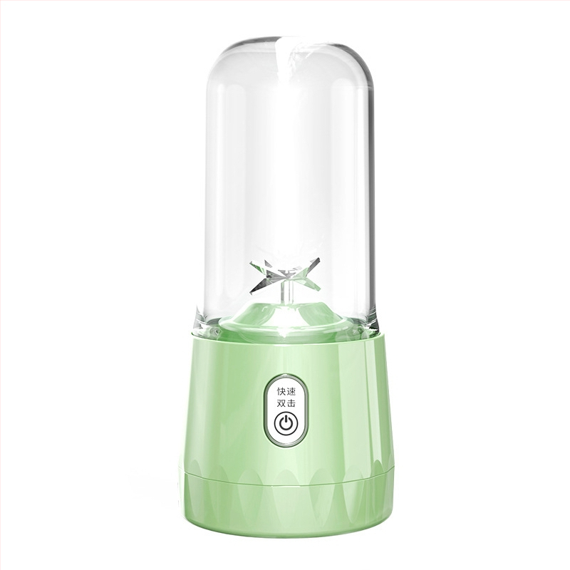 Nešiojamas sulčių spaudyklės puodelis, talpa 401–600 ml, galia 150 W, greitis 15001–18000 rpm, daugiau nei penki peiliai, įmontuota baterija