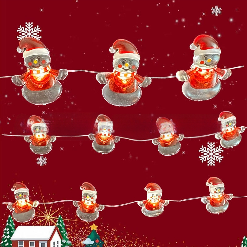 Коледни светлини на медна жица, 30 светодиода, IP44, захранване с батерия, 5000K, 50000 ч. живот