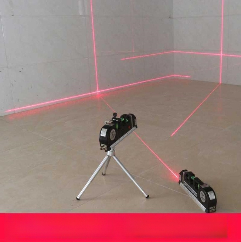 Лазерен нивелир с инфрачервена прецизност, силно магнитно задържане, за домашна употреба, хоризонтален нивелир