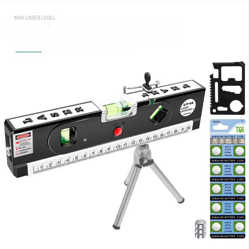 Лазерен нивелир с инфрачервена прецизност, силно магнитно задържане, за домашна употреба, хоризонтален нивелир