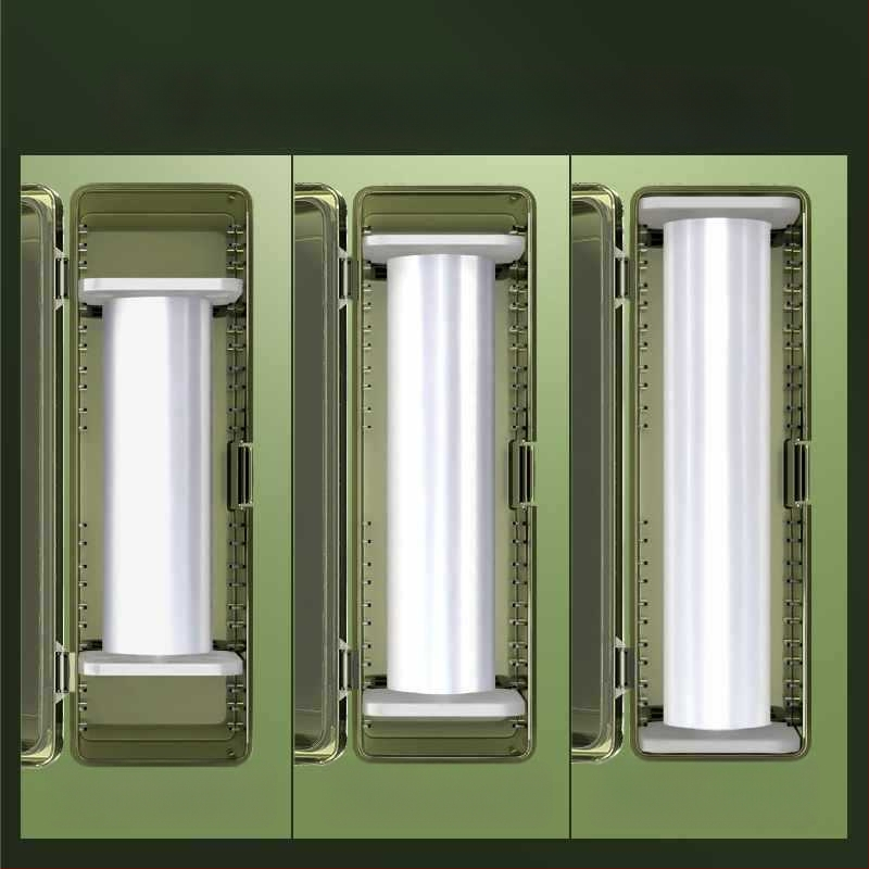 Plastinės plėvelės pjaustytuvas namų naudojimui, didelė ritė, virtuvė, maisto kokybės, atsparus aukštoms temperatūroms, PE medžiaga, 1 vnt