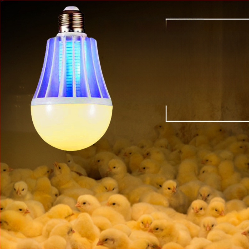 LED λαμπτήρας εξολόθρευσης κουνουπιών για φάρμες κοτοπουλών – LED πηγή φωτός, κάλυψη 41-60㎡, μέθοδος εξολόθρευσης: ακτινοβολία φωτός + ηλεκτρικό σοκ, ABS περίβλημα, πλέγμα νικελίου-ψευδάργυρου-σιδήρου