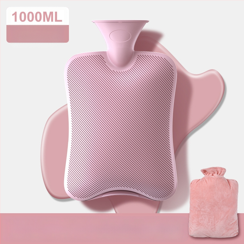 Karšto vandens buteliukas su didelio tankio PVC, šildymas pripildant vandeniu, daugiafunkcinis rankoms ir pilvo sričiai, karštas/šaltas naudojimas, šiuolaikiškas paprastas stilius