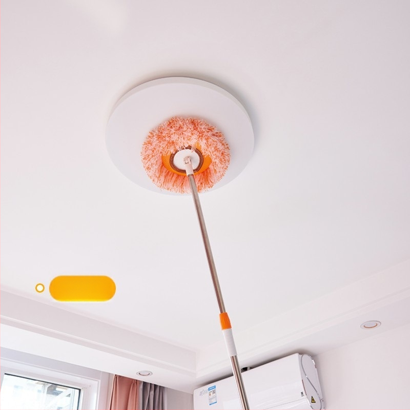 Chenille medžiagos apvalios galvos dulkių šepetys — daugiafunkcinis valymo įrankis grindims, sienoms ir luboms