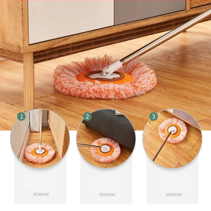 Chenille medžiagos apvalios galvos dulkių šepetys — daugiafunkcinis valymo įrankis grindims, sienoms ir luboms