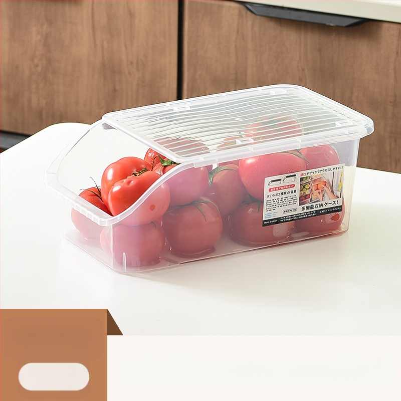 Кутия за съхранение в хладилник, хранителна пластмаса, запазва свежест, уплътнява, модерен минималистичен дизайн