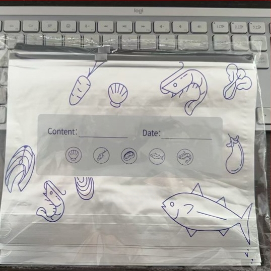 Aliuminio folijos laikymo maišelis namų virtuvei – self-sealing, atsparus temperatūroms nuo -60°C iki 100°C, sterilizacija ir antibakterinis