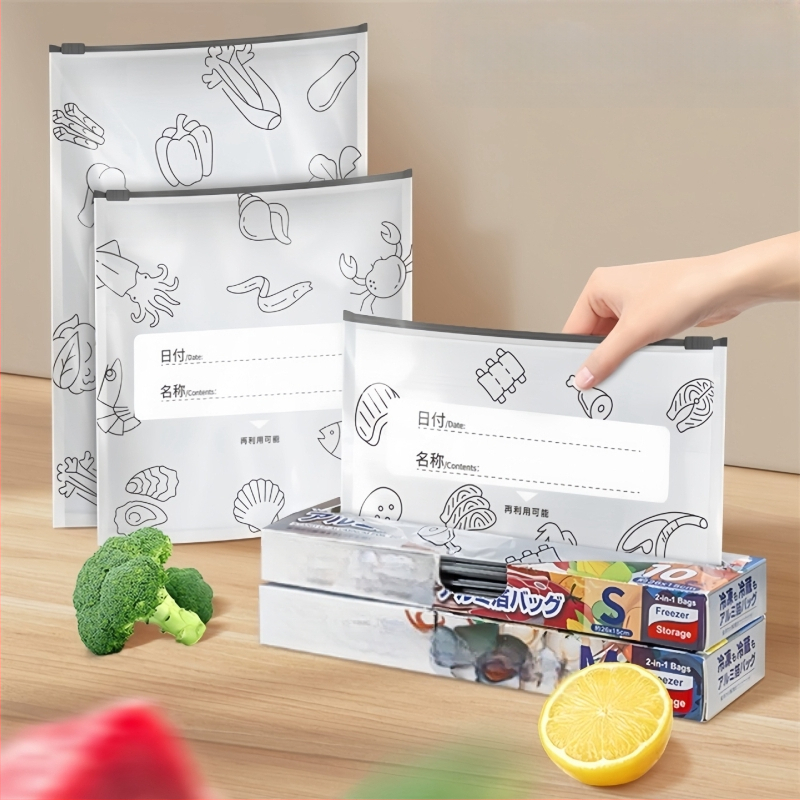 Aliuminio folijos laikymo maišelis namų virtuvei – self-sealing, atsparus temperatūroms nuo -60°C iki 100°C, sterilizacija ir antibakterinis