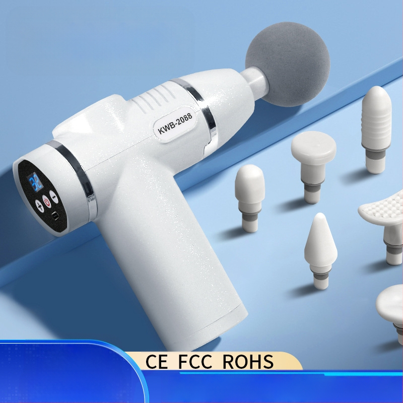 12 galvu masažo įrenginys su LCD, 32 greičiai, įkraunama baterija 800-1000 mAh, tylus