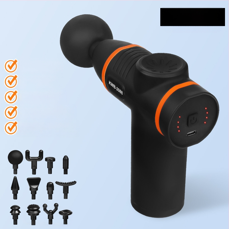 12 galvu masažo įrenginys su LCD, 32 greičiai, įkraunama baterija 800-1000 mAh, tylus