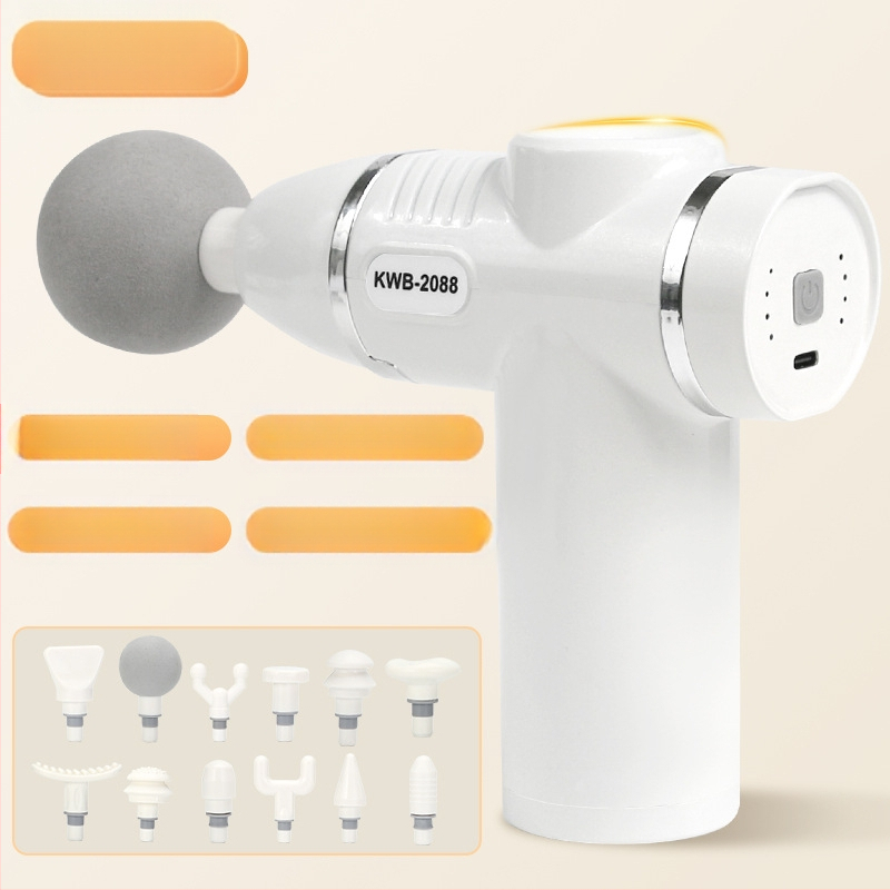 12 galvu masažo įrenginys su LCD, 32 greičiai, įkraunama baterija 800-1000 mAh, tylus