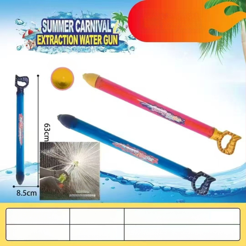 Vízipisztoly játék vízcsatákhoz, magasnyomású, kihúzható dizájn, műanyagból, 3C tanúsítvány: 2022182202029400, 7–14 éveseknek
