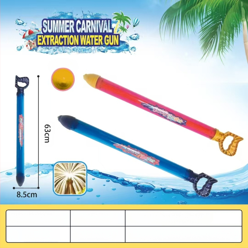 Vízipisztoly játék vízcsatákhoz, magasnyomású, kihúzható dizájn, műanyagból, 3C tanúsítvány: 2022182202029400, 7–14 éveseknek