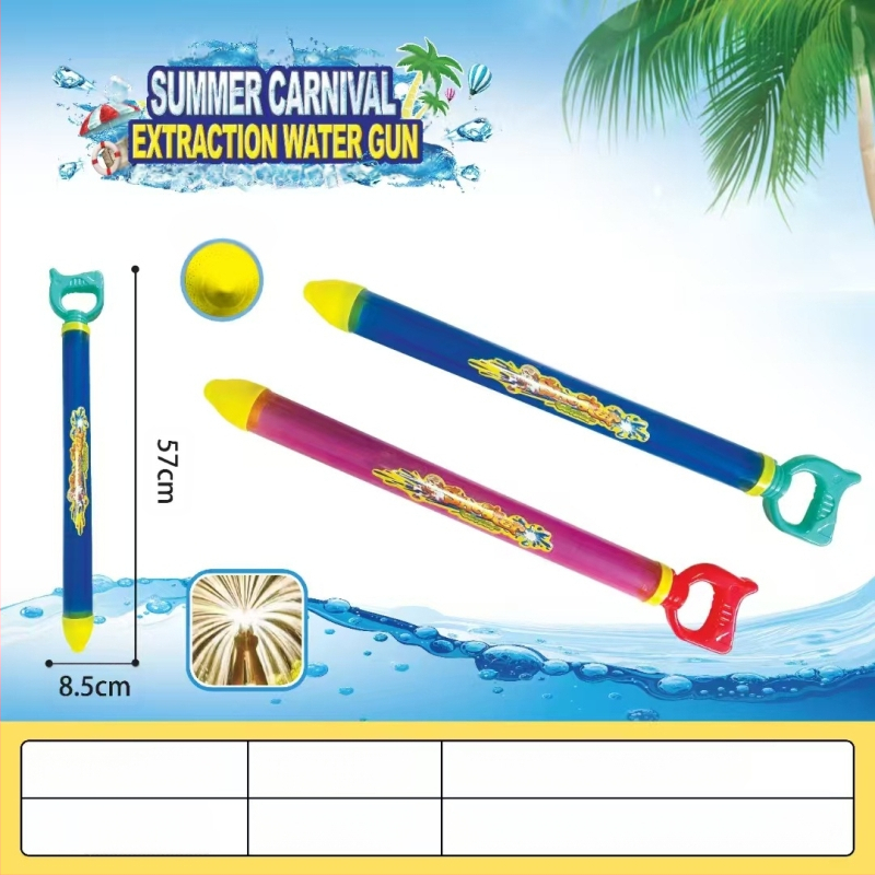 Vízipisztoly játék vízcsatákhoz, magasnyomású, kihúzható dizájn, műanyagból, 3C tanúsítvány: 2022182202029400, 7–14 éveseknek