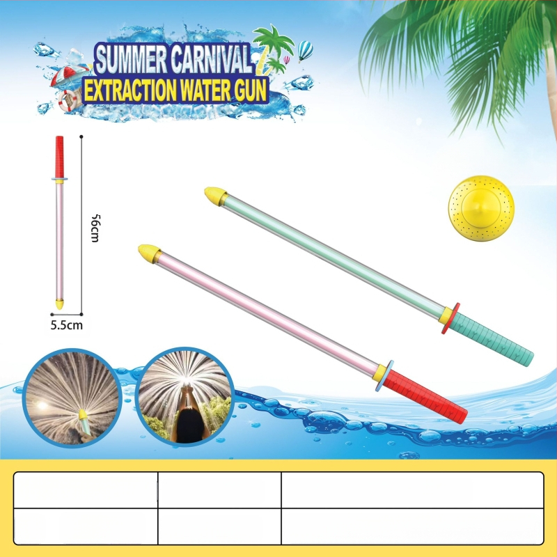 Vízipisztoly játék vízcsatákhoz, magasnyomású, kihúzható dizájn, műanyagból, 3C tanúsítvány: 2022182202029400, 7–14 éveseknek