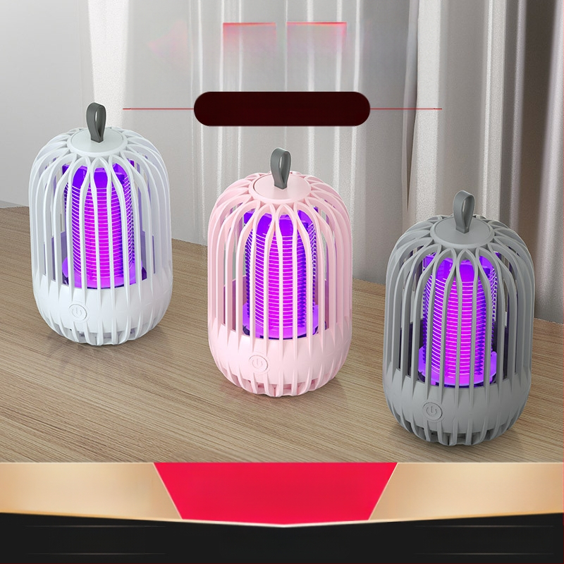 Ηλεκτρική λάμπα εξόντωσης κουνουπιών με USB φόρτιση και ενσωματωμένη μπαταρία – παγίδευση με φως και ηλεκτρικό σοκ, κατάλληλη για εσωτερικούς και εξωτερικούς χώρους