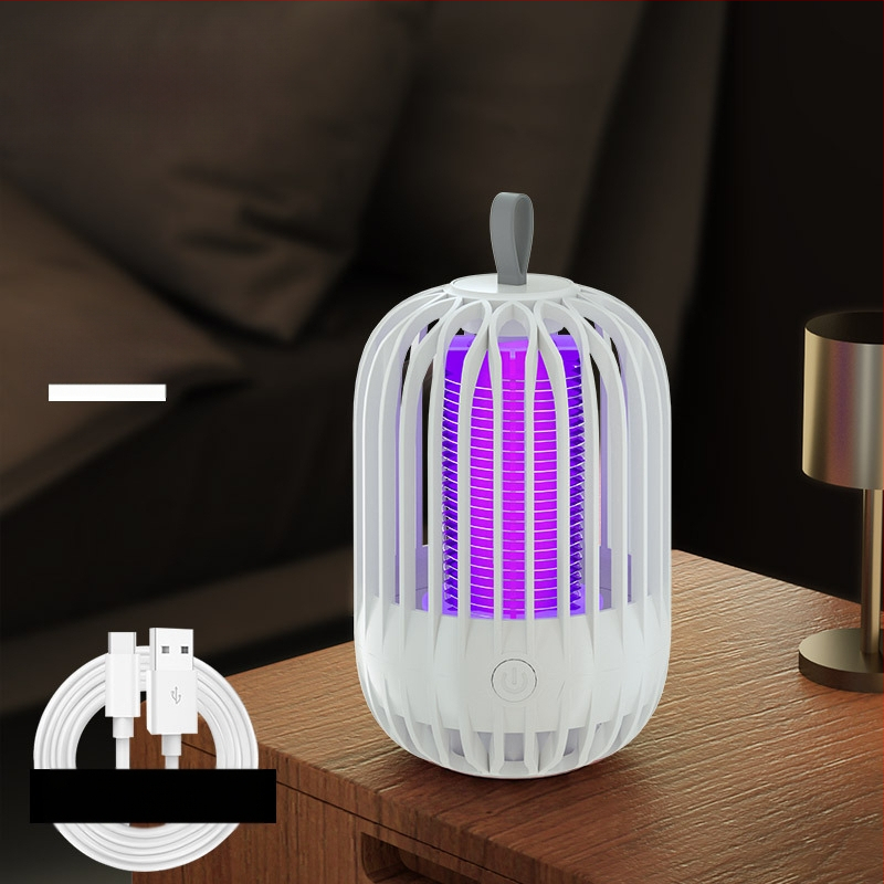 Ηλεκτρική λάμπα εξόντωσης κουνουπιών με USB φόρτιση και ενσωματωμένη μπαταρία – παγίδευση με φως και ηλεκτρικό σοκ, κατάλληλη για εσωτερικούς και εξωτερικούς χώρους