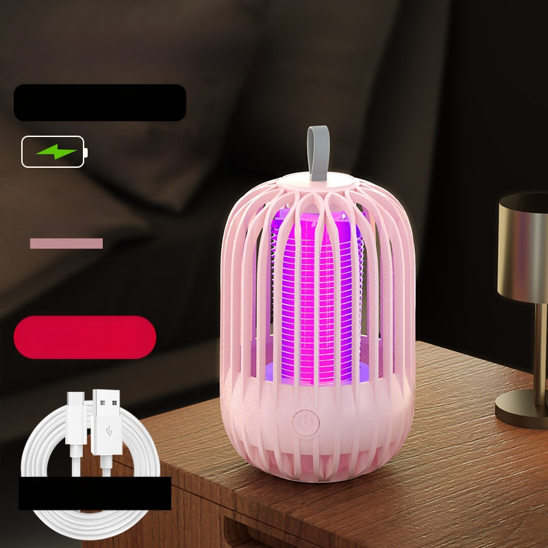 Ηλεκτρική λάμπα εξόντωσης κουνουπιών με USB φόρτιση και ενσωματωμένη μπαταρία – παγίδευση με φως και ηλεκτρικό σοκ, κατάλληλη για εσωτερικούς και εξωτερικούς χώρους