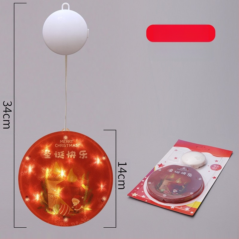 LED ледена лента за снежен човек – вътрешна коледна украса, модел: цветни дискове с пет висящи елемента; G4 гнездо, 5V, IP65