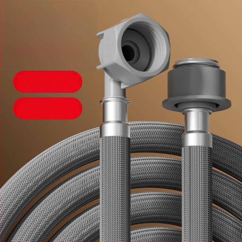 skalbyklės vandens įvado žarnos plėtinys su universaliu jungtimi - PET medžiaga, tiesioginė instaliacija, modelis 8866998, Honglida