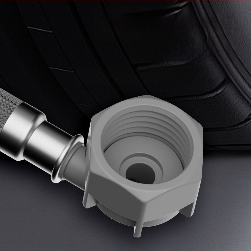 skalbyklės vandens įvado žarnos plėtinys su universaliu jungtimi - PET medžiaga, tiesioginė instaliacija, modelis 8866998, Honglida