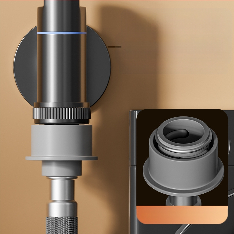 skalbyklės vandens įvado žarnos plėtinys su universaliu jungtimi - PET medžiaga, tiesioginė instaliacija, modelis 8866998, Honglida