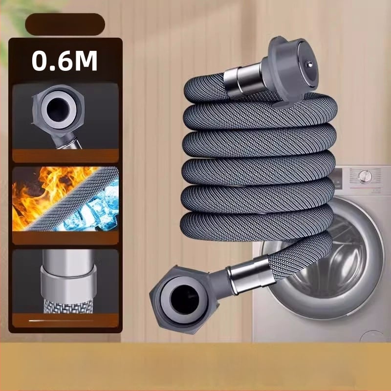 skalbyklės vandens įvado žarnos plėtinys su universaliu jungtimi - PET medžiaga, tiesioginė instaliacija, modelis 8866998, Honglida