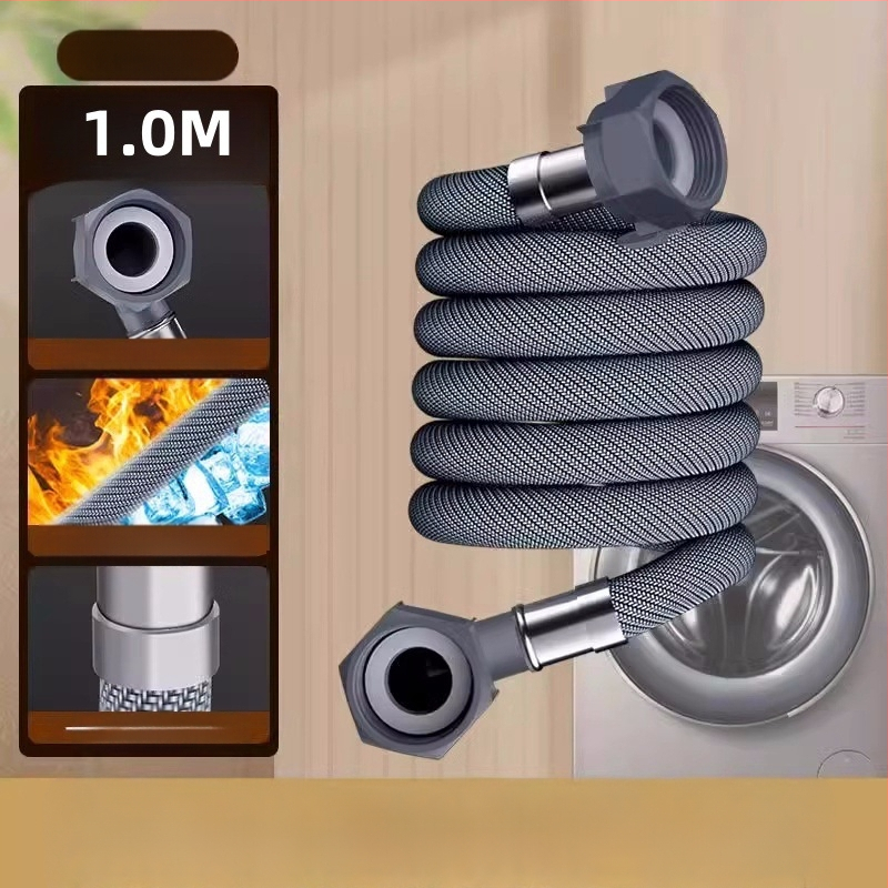 skalbyklės vandens įvado žarnos plėtinys su universaliu jungtimi - PET medžiaga, tiesioginė instaliacija, modelis 8866998, Honglida