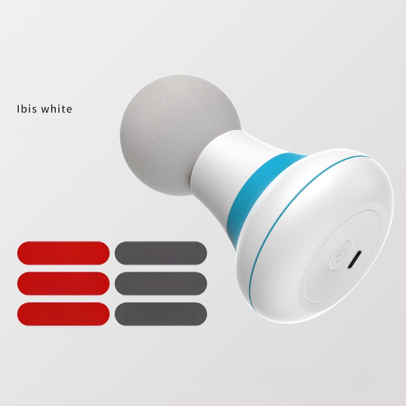 Mini fascia masažuoklis raumenų atsipalaidavimui – USB maitintimas, modelis RJ-R088, viena masažo galvutė, tinkama kaklui, nugarai, šlaunims, kojoms ir pėdoms, mušimo ir bakstelėjimo technikos