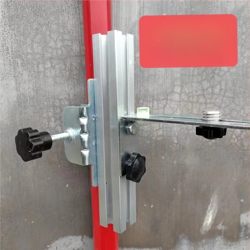 Нивелир с телескопичен прът – железен крепеж, пластмасова платформа за пан/наклон, регулируем прът, лазерен принцип